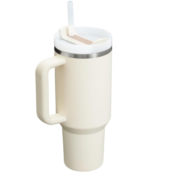 NEW STANLEY Quencher H2.0 Tumbler with Handle and Straw 40 oz | Cream - Picture 2 of 9